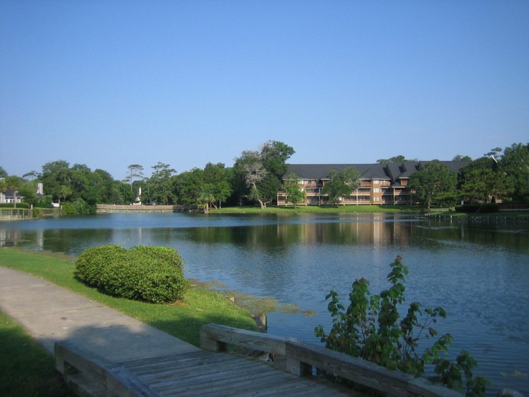 Lagoon in Kingston Plantation, South Hampton, Myrtle Beach S.C.